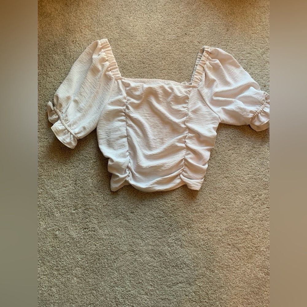 White Altar’d State Shirt Cropped